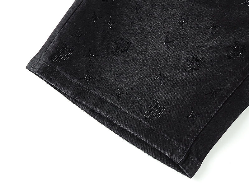 MEN FASHION DENIM SHORTS— #543